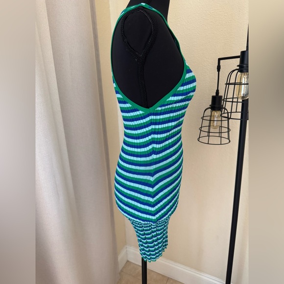 Urban Outfitters NIA Sasha Striped Summer Dress Bodycon Size Small Streetwear - Picture 4 of 7